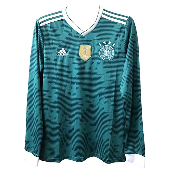 Tailandia Camiseta Alemania 2ª ML 2018 Verde
